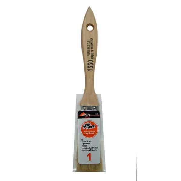 Linzer 1 in. Double Thick Flat Chip Brush