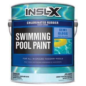 Insl-X Indoor and Outdoor Semi-Gloss Ocean Blue Rubber-Based Swimming Pool Paint 1 gal