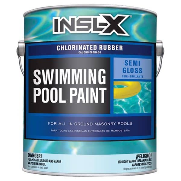Insl-X Indoor and Outdoor Semi-Gloss Ocean Blue Rubber-Based Swimming Pool Paint 1 gal