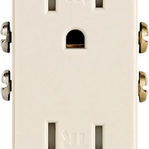 Leviton Decora 15 amps 125 V Duplex Light Almond Outlet 5-15R 1 pk