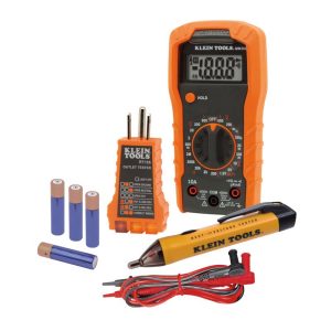 Klein Tools Automatic LCD Electrical Tester Set 3 pk