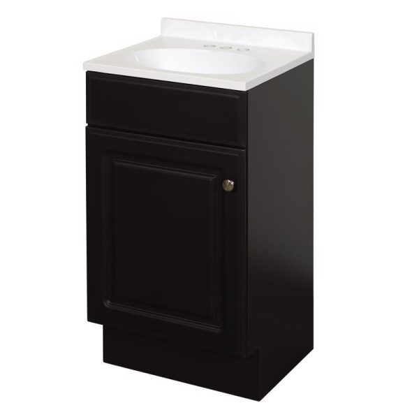 Zenith Products Single Espresso Vanity Combo 18 in. W X 16 in. D X 35 in. H