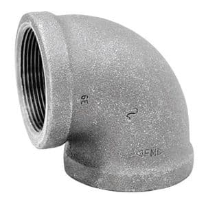 Anvil 1-1/4 in. FPT X 1-1/4 in. D FPT Galvanized Malleable Iron Elbow