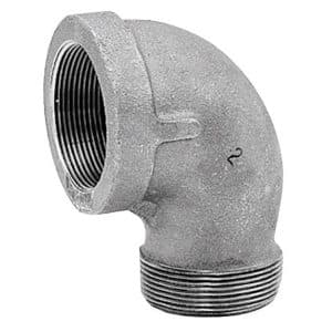 Anvil 1/4 in. FPT X 1/4 in. D MPT Galvanized Malleable Iron Street Elbow