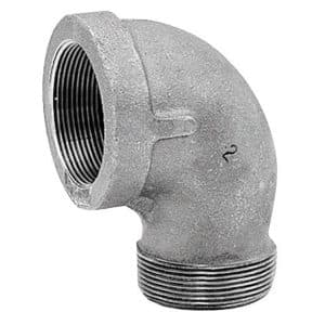 Anvil 3/8 in. FPT X 3/8 in. D FPT Galvanized Malleable Iron Street Elbow