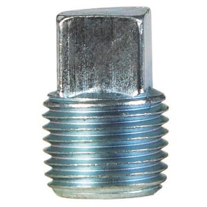 Billco Corporation 1/4 in. MPT Galvanized Square Head Plug