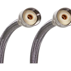 Fluidmaster 3/4 in. Hose X 3/4 in. D Hose 60 in. Braided Stainless Steel Washing Machine Supply Line