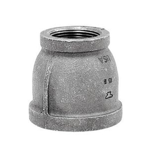 Anvil 1/2 in. FPT X 3/8 in. D FPT Galvanized Malleable Iron Reducing Coupling