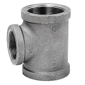 Anvil 1/2 in. FPT X 3/4 in. D FPT 3/4 in. D FPT Galvanized Malleable Iron Reducing Tee
