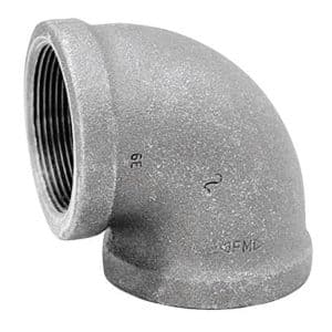 Anvil 1/2 in. FPT X 1/2 in. D FPT Black Malleable Iron 90 Degree Elbow