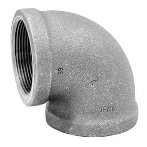 Anvil 1-1/4 in. FPT X 1-1/4 in. D FPT Black Malleable Iron 90 Degree Elbow