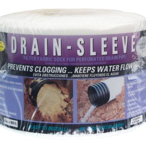 Carriff Corp Drain Sleeve 4 in. D X 100 ft. L Polyester Filter Fabric Sock