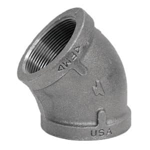 Anvil 1-1/4 in. FPT X 1-1/4 in. D FPT Black Malleable Iron Elbow
