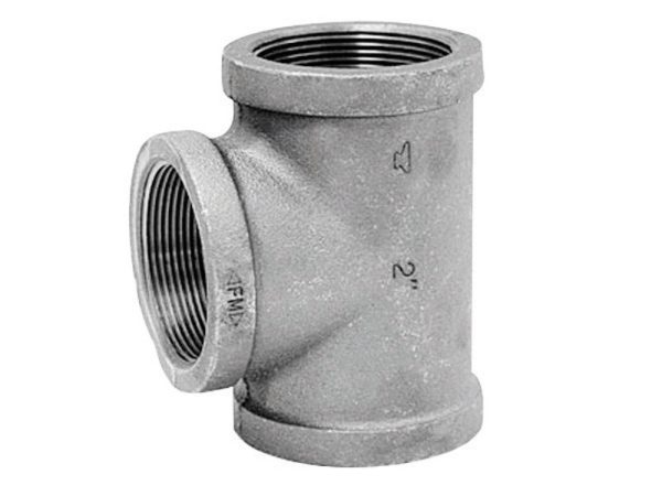 Anvil 1/2 in. FPT X 1/2 in. D FPT Black Malleable Iron Reducing Tee