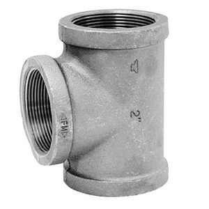 Anvil 3/4 in. FPT X 3/4 in. D FPT Black Malleable Iron Reducing Tee