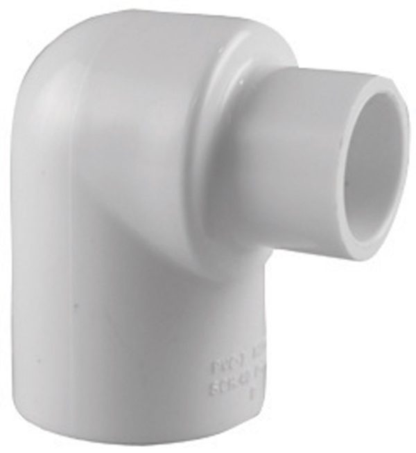 Charlotte Pipe Schedule 40 1 in. Slip X 1/2 in. D Slip PVC Elbow