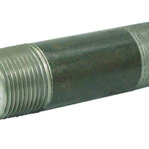 Anvil Beck 1/2 in. MPT Galvanized Steel Close Nipple