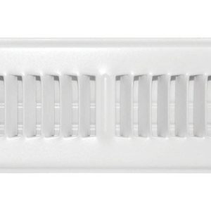 Tru Aire 2 in. H X 10 in. W 2-Way Powder Coat White Steel Floor Register