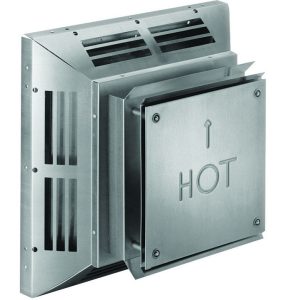 DuraVent DirectVent 4 in. D Aluminum Stove Vent Horizontal Termination Cap