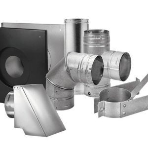 DuraVent 3 in. H X 11.5 in. W Silver Steel Pellet Vent Kit