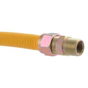 Eastman ProCoat 3/8 in. Flare X 3/8 in. D FIP 36 in. Stainless Steel Gas Connector