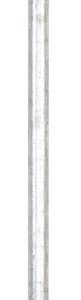 B&K Mueller 1/2 in. D X 30 in. L Galvanized Steel Pre-Cut Pipe