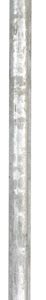 B&K Mueller 3/4 in. D X 36 in. L Galvanized Steel Pre-Cut Pipe