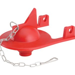 Korky Shark Fin Toilet Flapper Red For Kohler