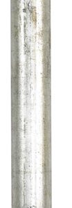 B&K Mueller 1-1/2 in. D X 24 in. L Galvanized Steel Pre-Cut Pipe