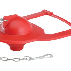 Korky Hinge Toilet Flapper Red For Kohler