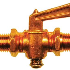 JMF Company 3/8 in. MIP MIP Brass Pipe Valve