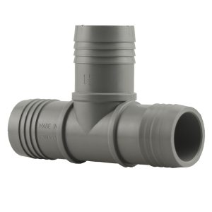 Boshart Industries 1-1/2 in. Insert in. X 1-1/2 in. D Insert Polypropylene Tee