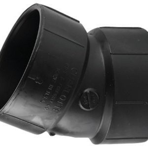 Charlotte Pipe 1-1/2 in. Hub X 1-1/2 in. D Hub ABS 22-1/2 Degree Elbow