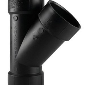 Charlotte Pipe 1-1/2 in. Hub X 1-1/2 in. D Hub ABS Wye
