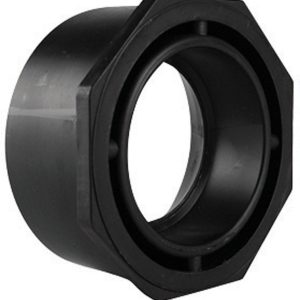Charlotte Pipe 3 in. Hub X 1-1/2 in. D Spigot ABS Flush Bushing