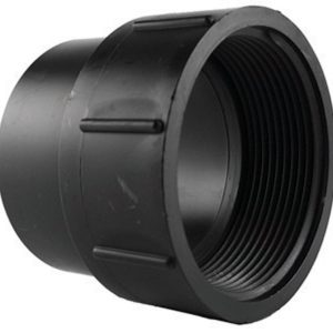 Charlotte Pipe 1-1/2 in. Spigot X 1-1/2 in. D FPT ABS Cleanout