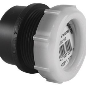 Charlotte Pipe 1-1/4 in. MPT X 1-1/2 in. D Spigot ABS Trap Adapter