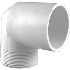 Charlotte Pipe Schedule 40 1-1/2 in. Slip X 1-1/2 in. D MPT PVC 90 Degree Street Elbow