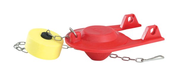 Korky Toilet Flapper Red For Universal