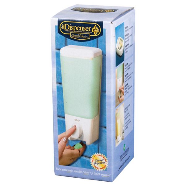 Better Living Clear Choice I Clear White ABS Plastic Lotion/Soap Dispenser