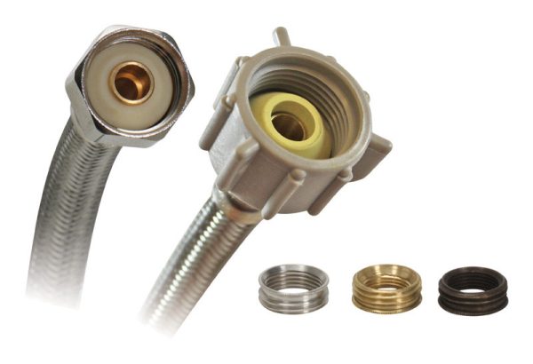 Fluidmaster 7/8 in. D Ballcock 20 in. Braided Stainless Steel Supply Line