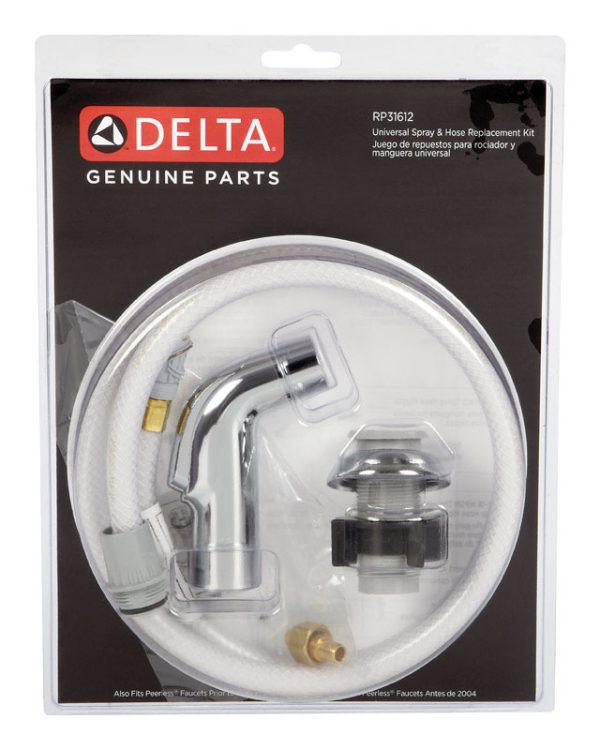 Delta For Delta Metallic Chrome Faucet Sprayer with Hose