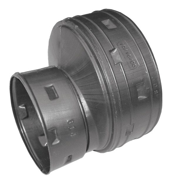 Advance Drainage Systems 3 in. Snap X 4 in. D Snap Polyethylene 4-1/2 in. Coupler