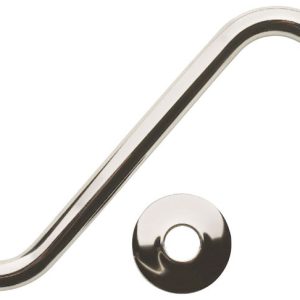 Plumb Pak Polished Chrome Metal Shower Arm and Flange