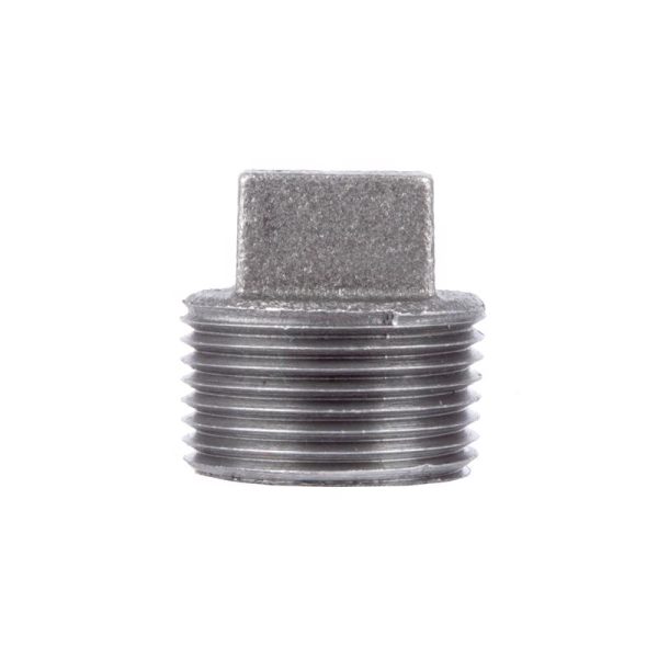STZ Industries 1/4 in. MIP each Black Malleable Iron Plug