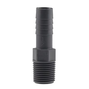 Boshart Industries 1/2 in. MPT in. X 1/2 in. D Insert Polypropylene Male Adapter