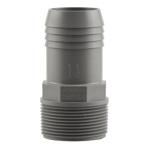 Boshart Industries 1-1/2 in. MPT in. X 1-1/2 in. D Insert Polypropylene Male Adapter