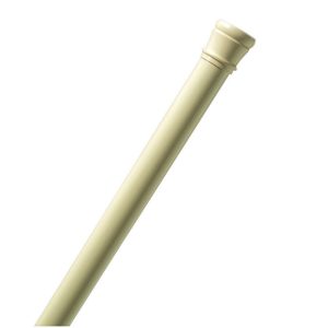 Zenith Products Shower Curtain Rod 72 in. L Bone