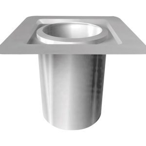 Selkirk 6 in. D X 12 in. L Stainless Steel Firestop/Joist Shield