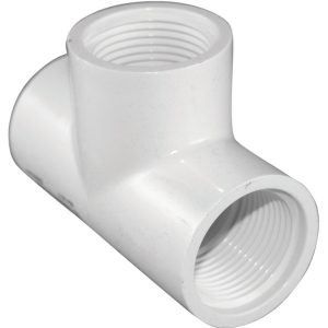 Charlotte Pipe Schedule 40 1 in. FPT X 1 in. D FPT PVC Threaded Tee